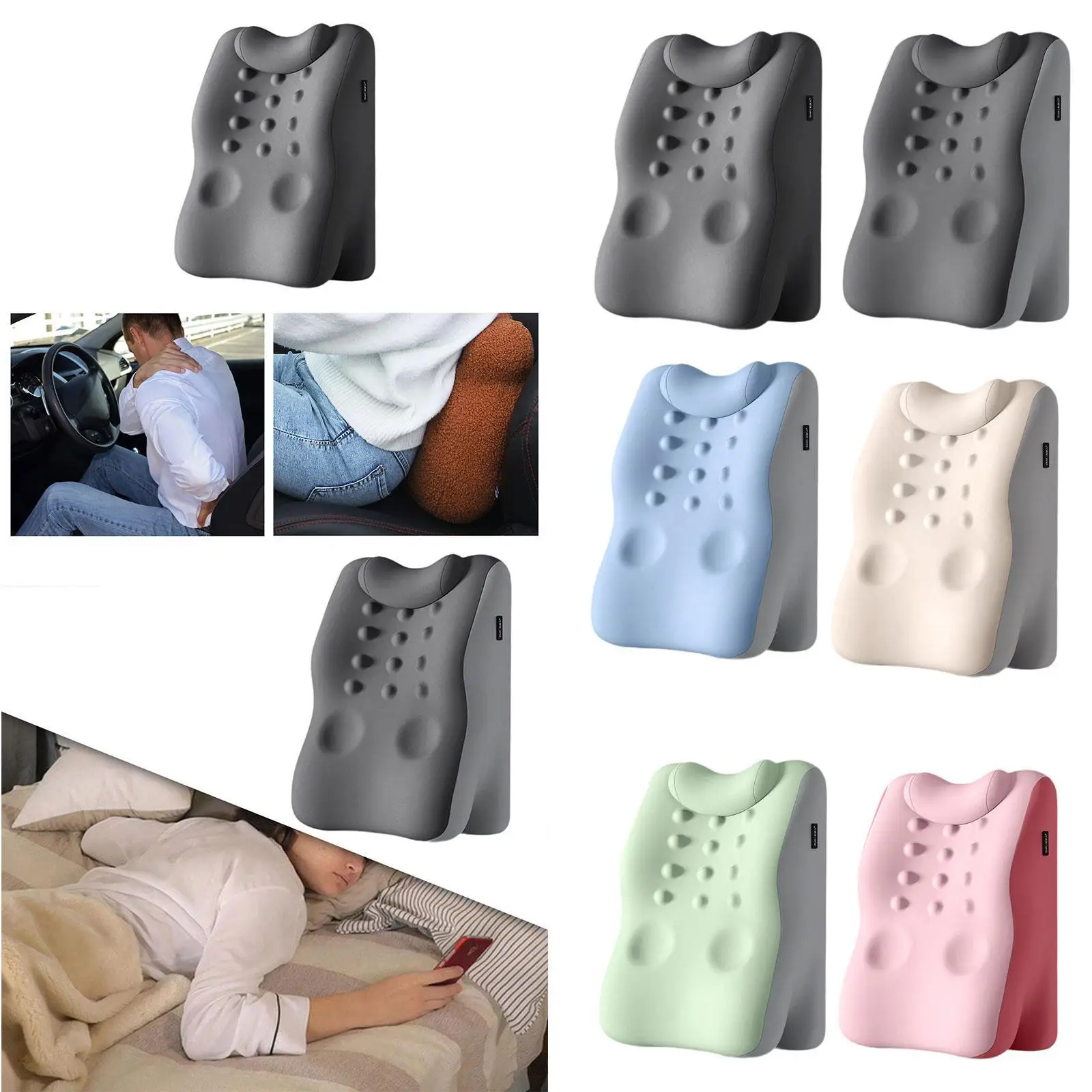 

Back Pillow Wedge Back Cushion Pad Adults Bedrest Cushion Beds and Sofas Sleeping Reading Pillow Back Pillow for Bed Sitting up