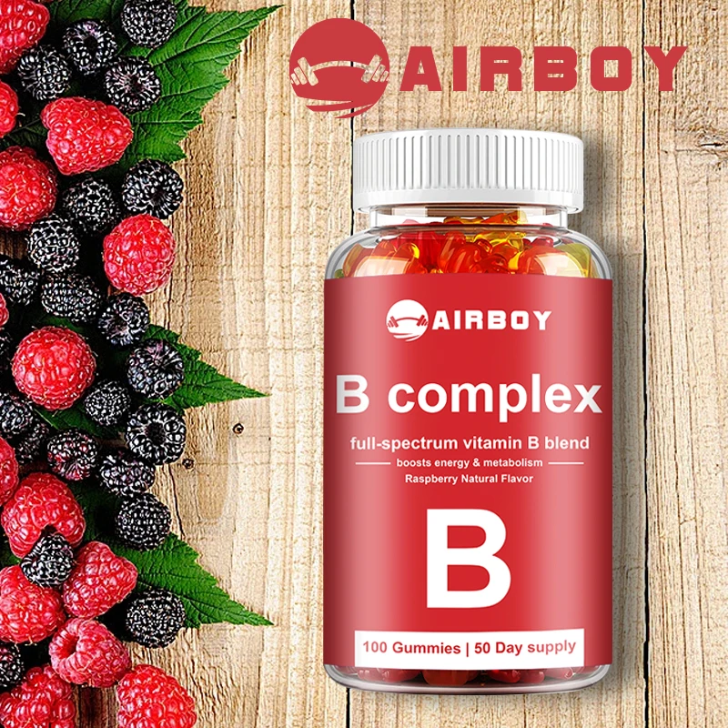 

Vitamin B Complex Gummies - Promotes Energy Production and Metabolism, Boosts Immunity