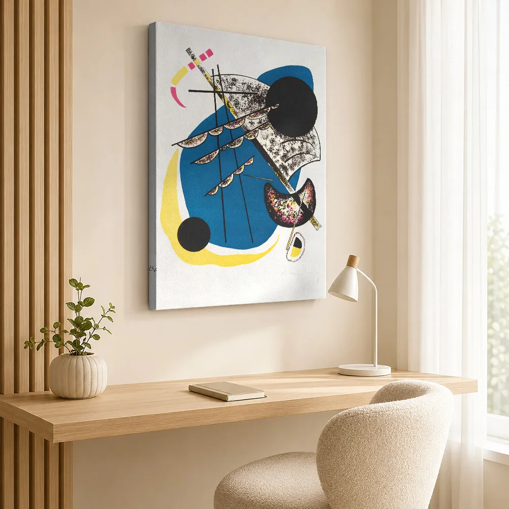 Small Worlds II by Wassily Kandinsky Canvas Poster Customized Photo Modern Aesthetic Wall Paintings Decoration for Dining Room