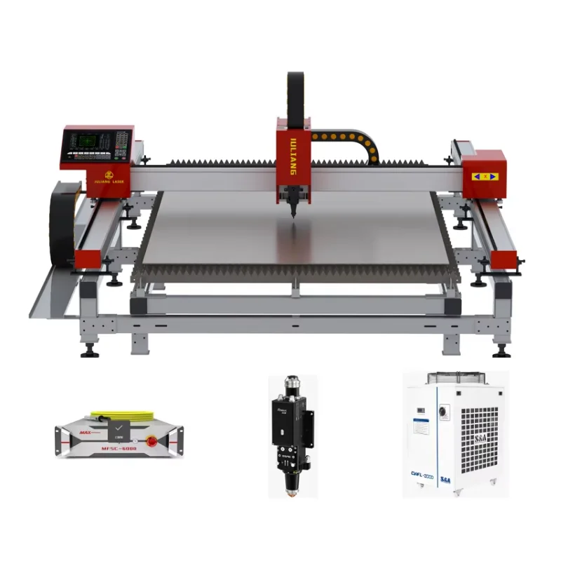 Advanced CNC Fiber Laser Cutting Machine for Metal Sheets - Efficient Laser Metal Decoupage Equipment Laser Cutter