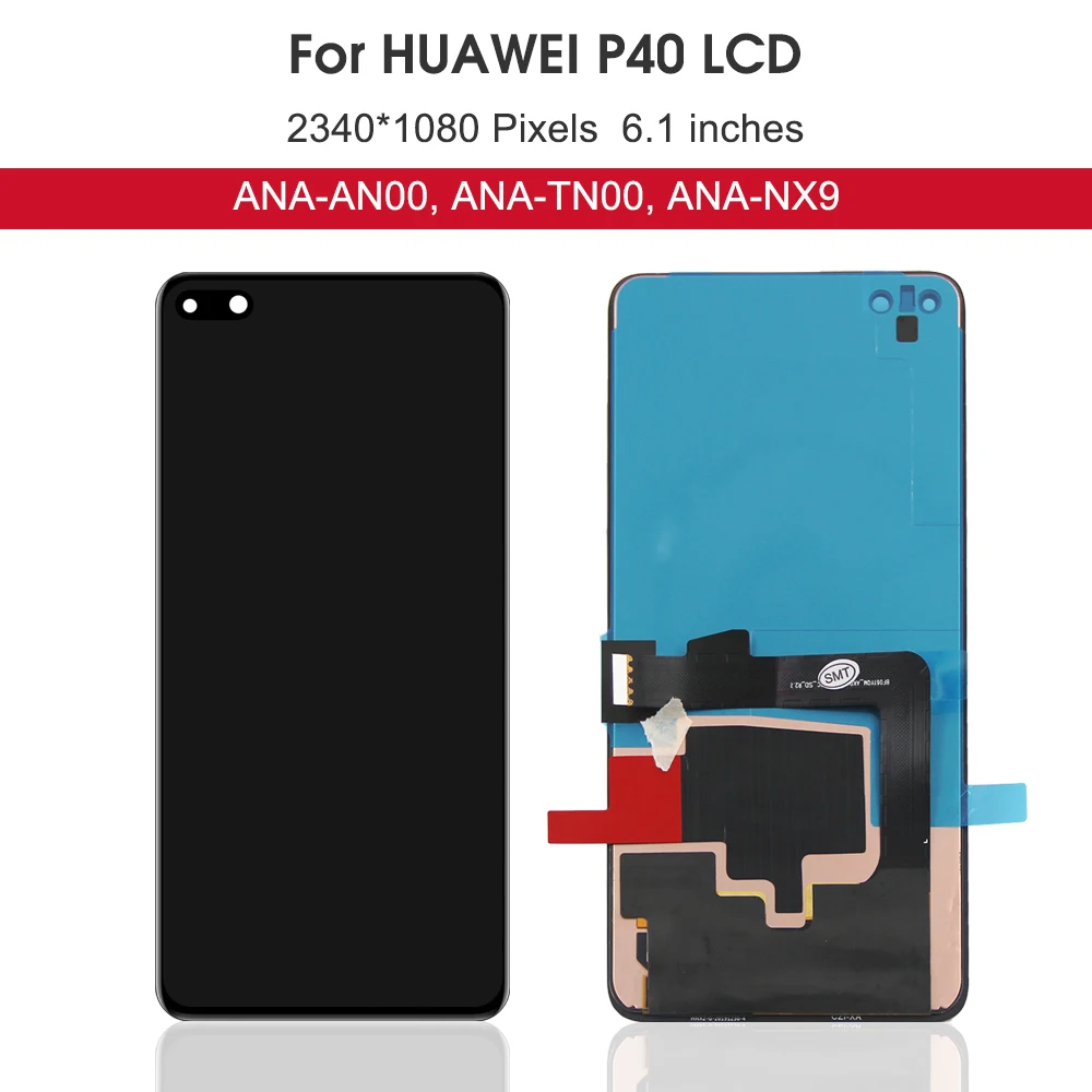 For HUAWEI 6.1''P40 For  ANA-AN00 ANA-TN00 ANA-NX9 ANA-LX4 LCD Display Touch Screen Digitizer Assembly Replacement