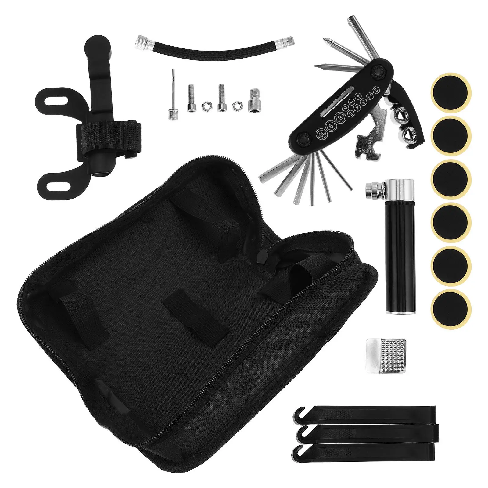 

Многофункциональный набор для ремонта велосипедных шин: лопатки для шин, заплатки, инструмент для устранения проколов