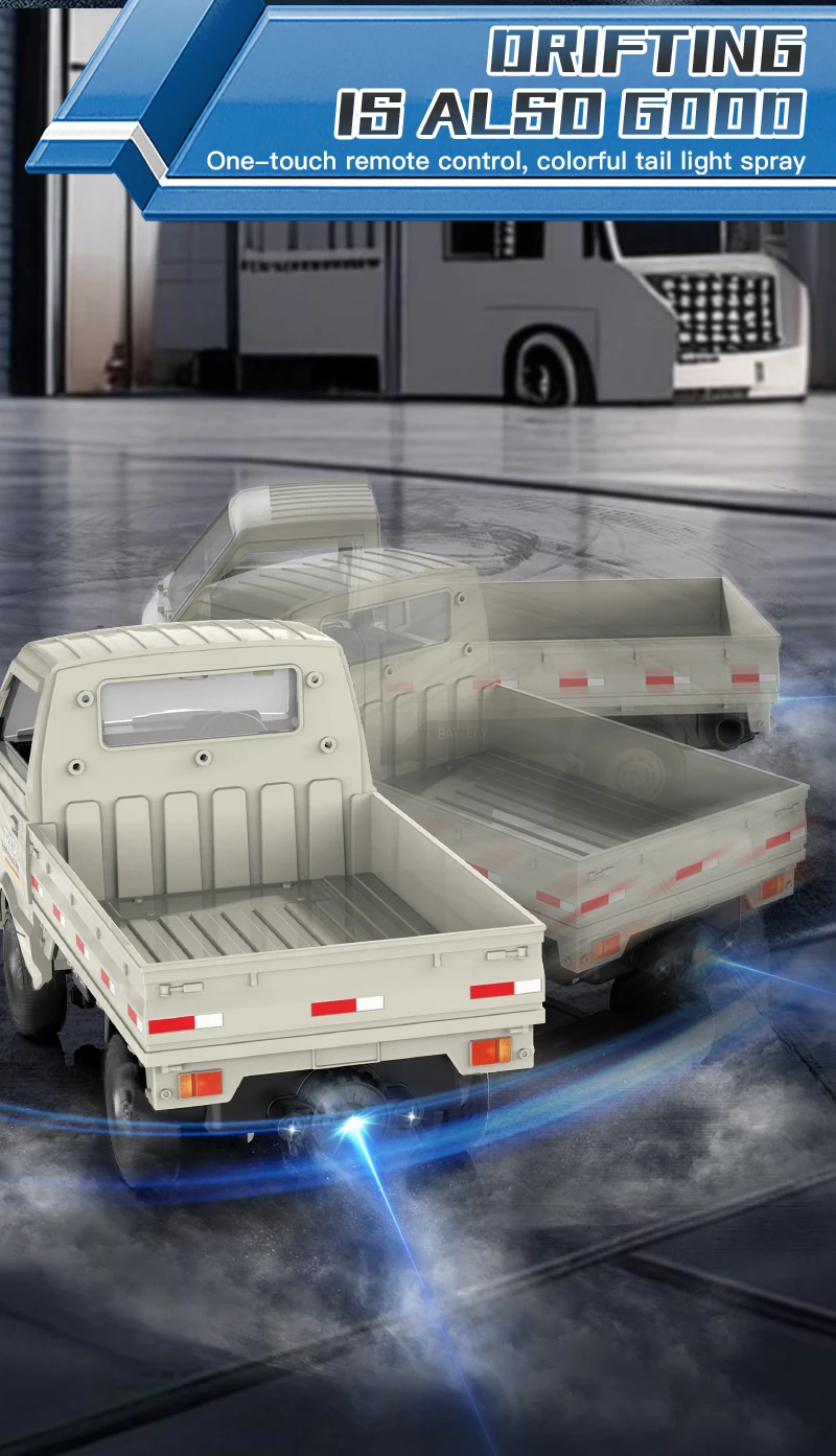 ZWN 1:16/1:18 RC AUTO Simulation Drift Klettern Lkw Led Licht Kleine Fracht Fernbedienung Elektrische Spielzeug Modell für Kinder Geschenke – Detail 4