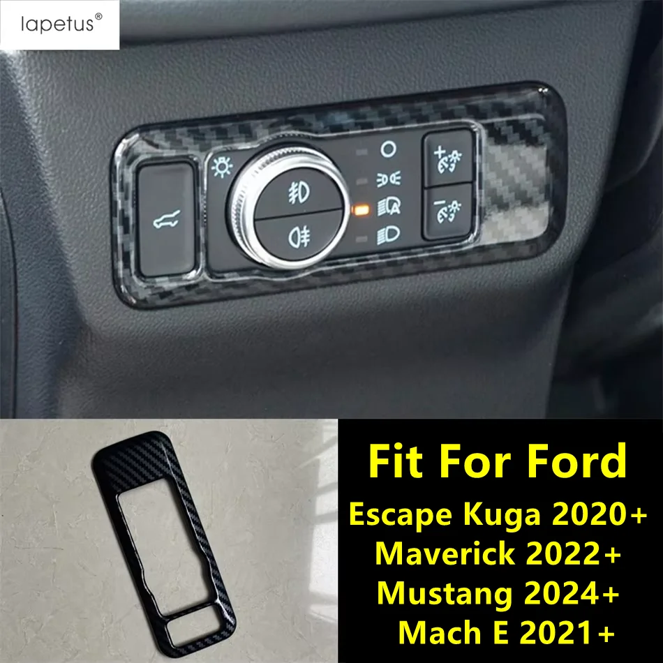 

Head Lights Lamps Switch Panel Cover Trim For Ford Mustang 2024 Maverick 2022 Mach E 2021 Escape Kuga 2020 - 2024 Accessories