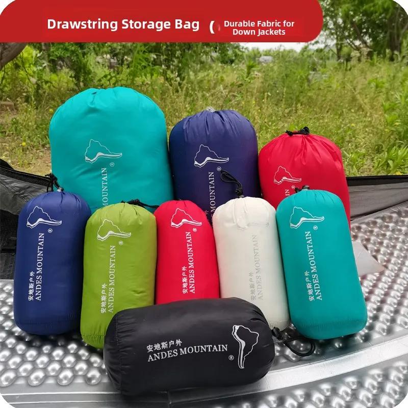 Portable Home Use Drawstring Storage Bag for down Jacket Multi-Color Multi-Specification Storage Bag with Tightening Mouth