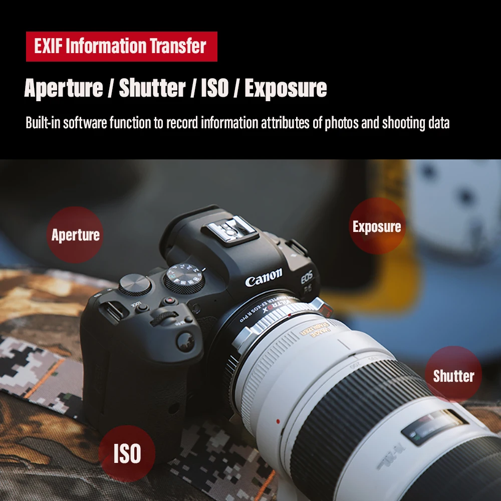 

Viltrox Full Frame Lens Adapter Control Ring Auto Focus EF-EOS R1/ R2 For Canon EF/AFS lens to RF Mount Camera R RP R3 R5C R6C70