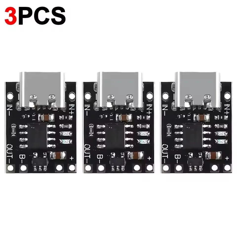 1-20 Stück Tp4056 3,7V Lithium-Akku Lade- und Entladegerät mit Schutzfunktion Typ-C USB Typ C Li-Ion Akku-Ladeplatine