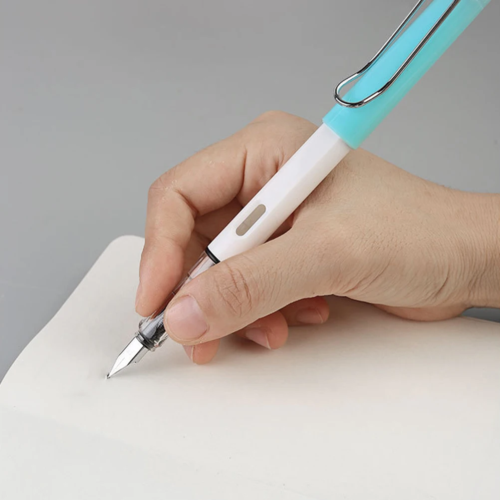 

150 Pcs Fountain Pen Ink Cartridges Black 50 Blue 50 Red Disposable Refills Plastic Sealing Easy Operation School Use