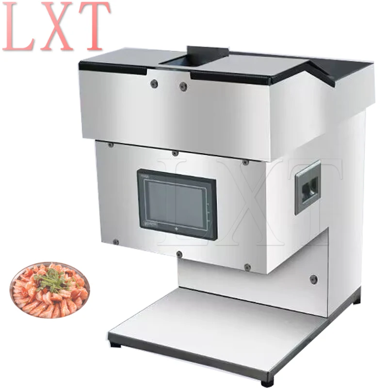 

Automatic Prawn Shrimp Back Opening Machine For Shrimp Stainless Steel Cutting Machine Shrimp Line Removing Machine