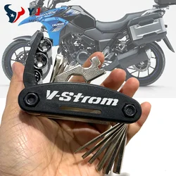 For Suzuki V-Strom 250 650 1000 1050 XT V Strom VStrom 800DE DL650 Motorcycle Multifunction Tool Portable Repair Screwdriver Set