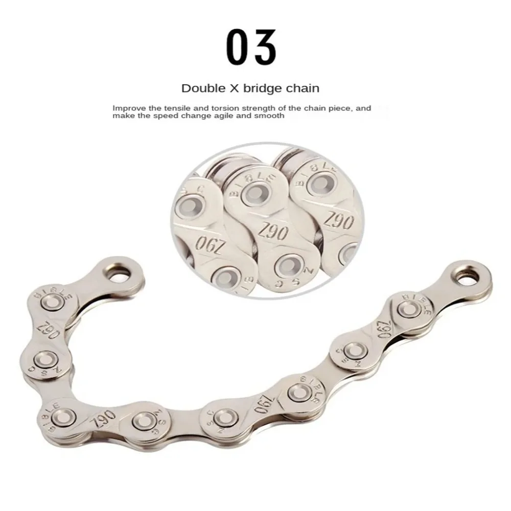 8 9 10 11 12 Speed MTB Road Bike Chains Gold Silver Carbon Steel Electroplated Resistant Chain Professional Rust-Proof