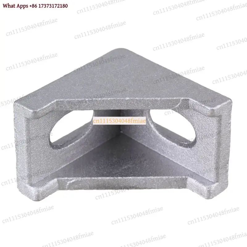 EYFL 50Pcs 4040 Corner Brackets Silver Aluminum 40X40 Angle L Connector Fitting