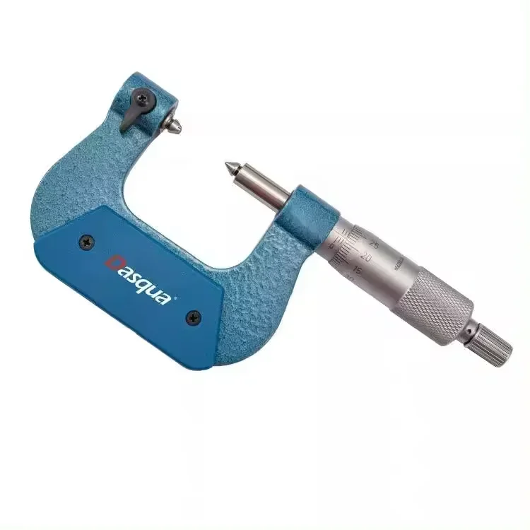New Dasqua 0-25mm 25-50mm  50-75mm 75-100mm 0.01 Graduation Non-rotating Spindle Type Mechanical  Screw Thread Micrometer