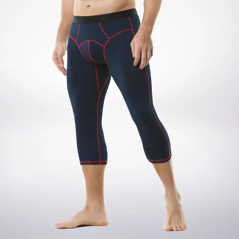 

4PCSLong Johns, men's leggings, thin, tight, and fleece pants for autumn and winter