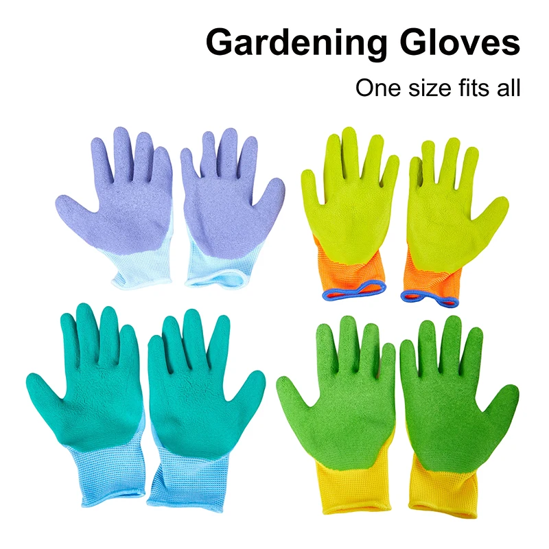 Breathable Children Gardening Gloves Durable Waterproof Gloves Anti Bite Cut Collect Seashells Handwork Protective Gloves