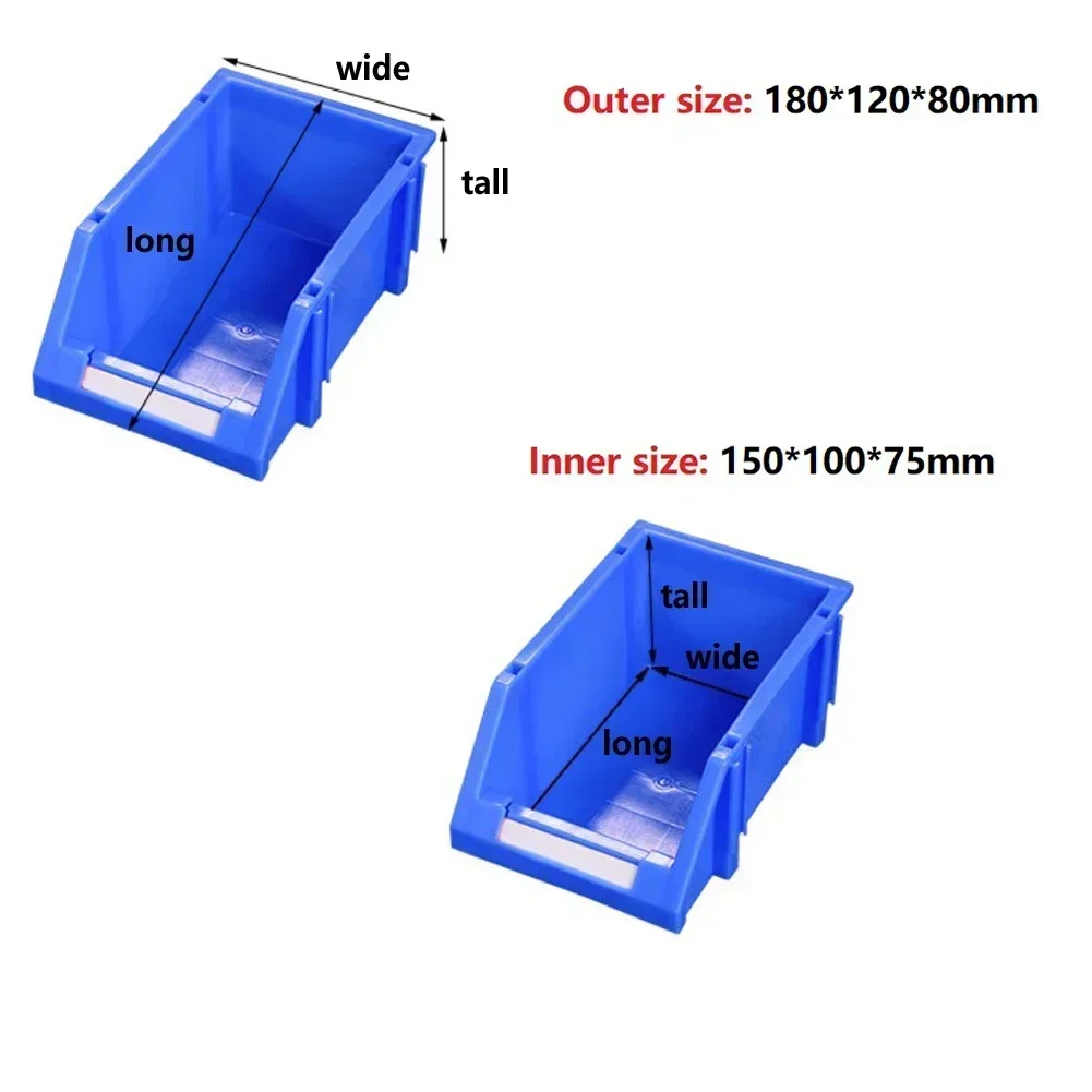 1pc Hardware Tool Parts Garage Workshop Storage Rack ToolBox Tool Storage Box Screw Parts Hardware Classification Case