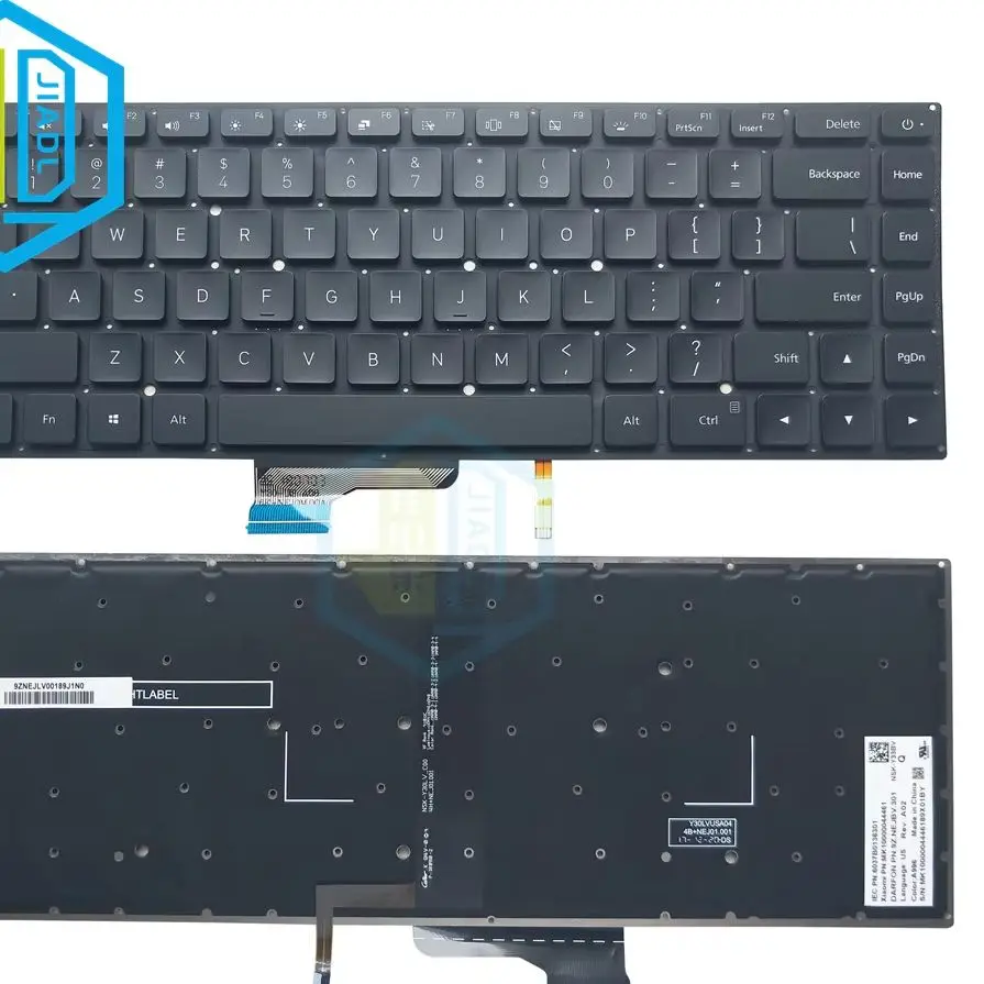 US English Laptop Keyboard For Xiaomi Mi Pro 15.6 171501 TM1701 171502 171501 1815 USA Replacement Keyboards