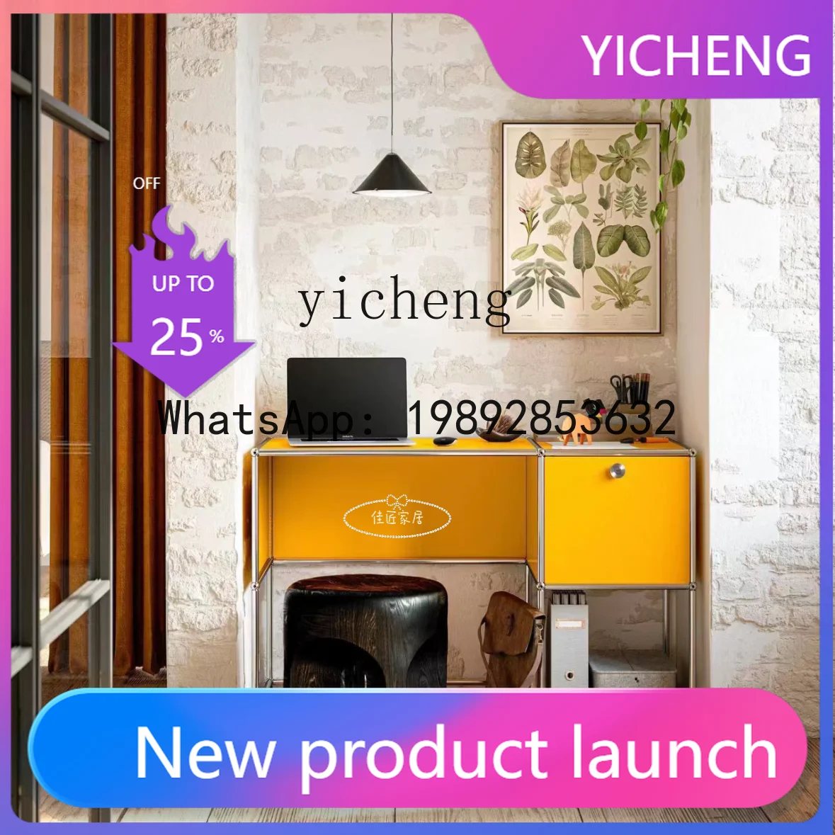 

W8- computer desktop bookcase bookshelf combination integrated home study table simple bedroom writing table