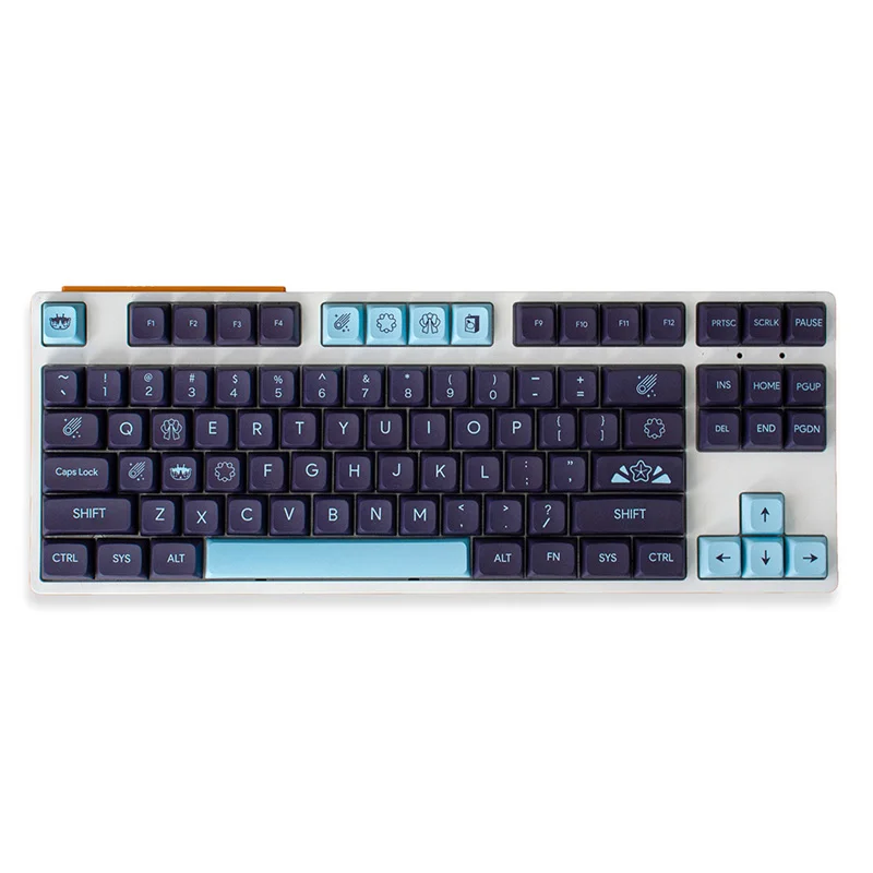 XDA Profile Personalized Comet Keycap PBT DYE-SUB Keycaps 135 Key For Gaming Mechanical Keyboard 61 64 84 108 Layout 7U Spacebar