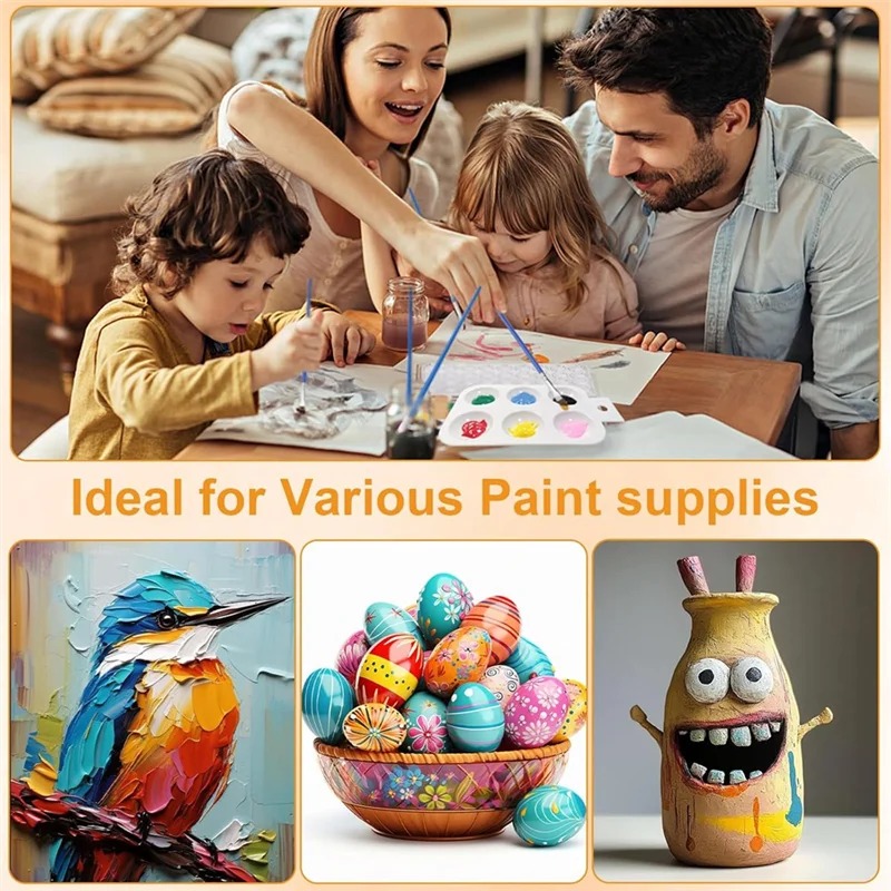 

SR-24 шт. лоток для краски, белый пластиковый лоток для краски с подвесными отверстиями, 6 прямоугольных акварельных палитров, поделки своими руками