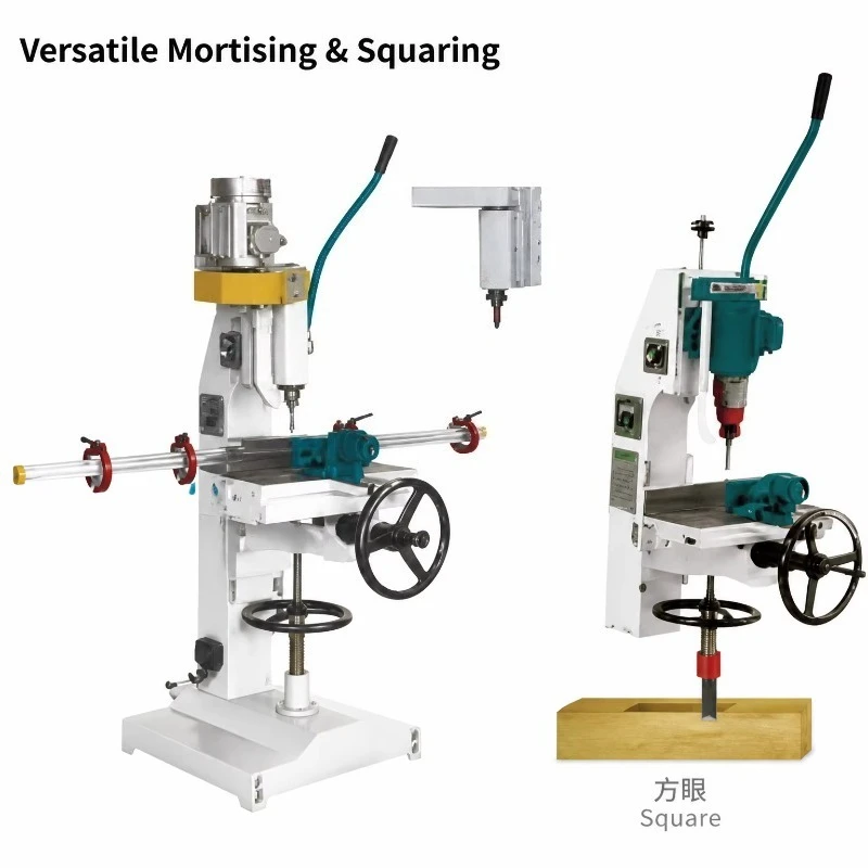 MAMIMAC Automatic Vertical Spindle Mortiser MM362A Wood Hollowing Mortise Machine 380V