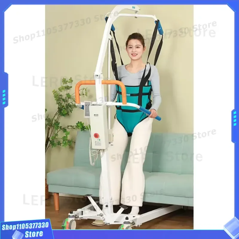 Electric Standing Aid Lift for Elderly Patient Transfer Assistance Device Mobility Walker Support Help Seniors Get Up from