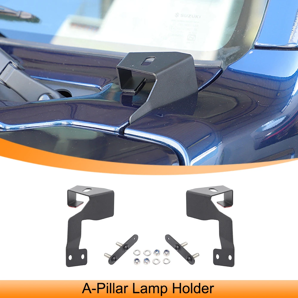 

Car A-Pillar Work Light Lamp Holder Mounting Bracket for Suzuki Jimny 2019 2020 2021 2022 2023 2024 2025 Exterior Accessories