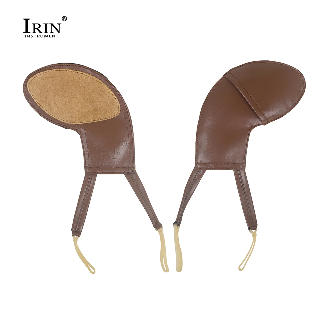 IRIN Violin Chin Rest Pad Soft Leather Shoulder Pads for 4/4 3/4 /1/2 1/4 1/8 1/16 Violin String Instrument Violin Accessories