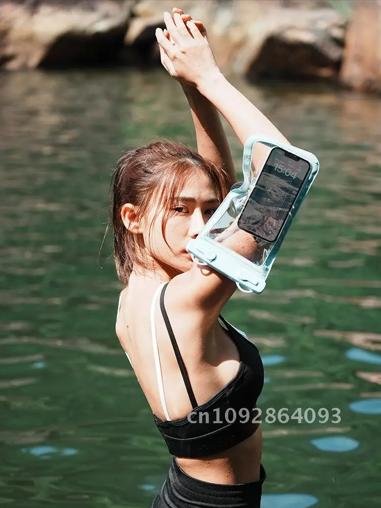 

Armband Type Mobile Phone Waterproof Bag Touchscreen Waterproof Mobile Phone Case Large Capacity Outdoor Waterproof Sports Arm B