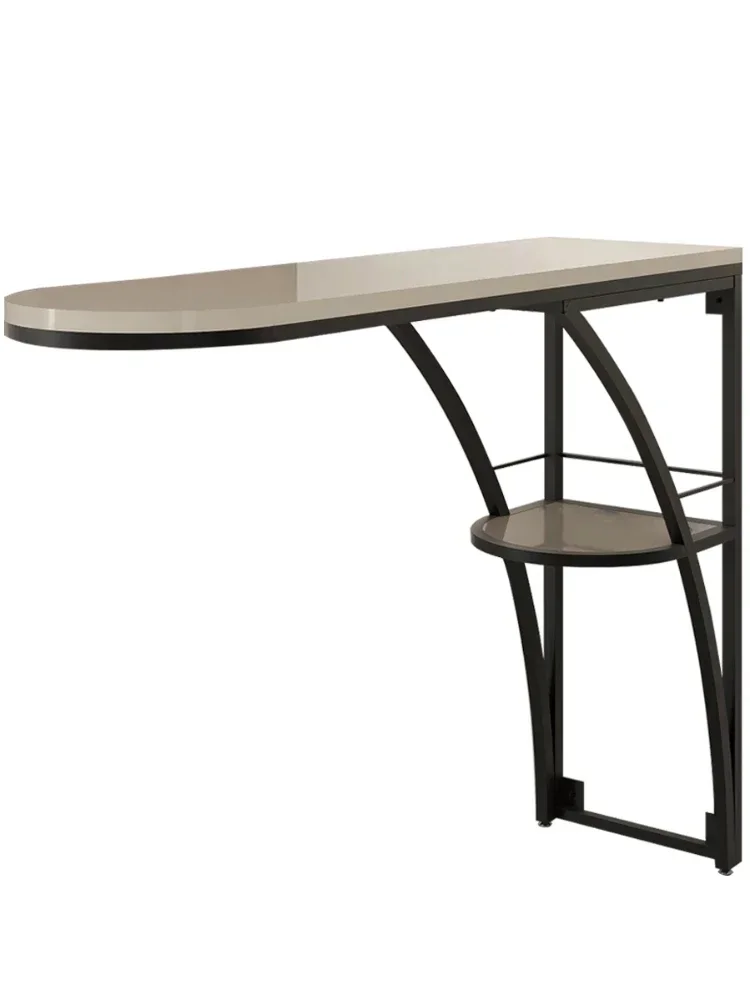 

Living Room Partition Small Bar Dining Table Integrated Home Bar Partition L-Shaped Wall Hallway Bar Counter