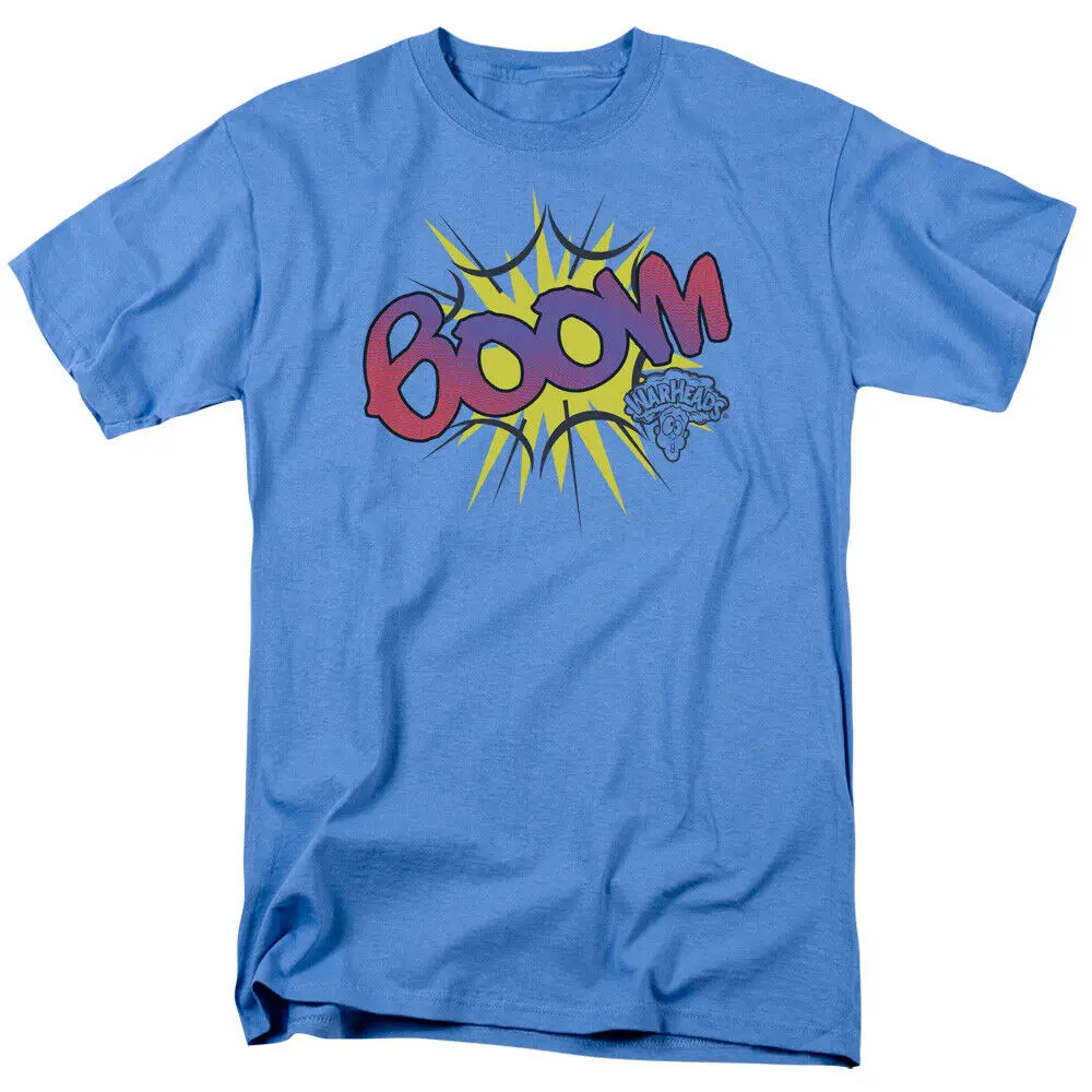 Warheads Boom T Shirt Mens Licensed Sour Candy Carolina Blue