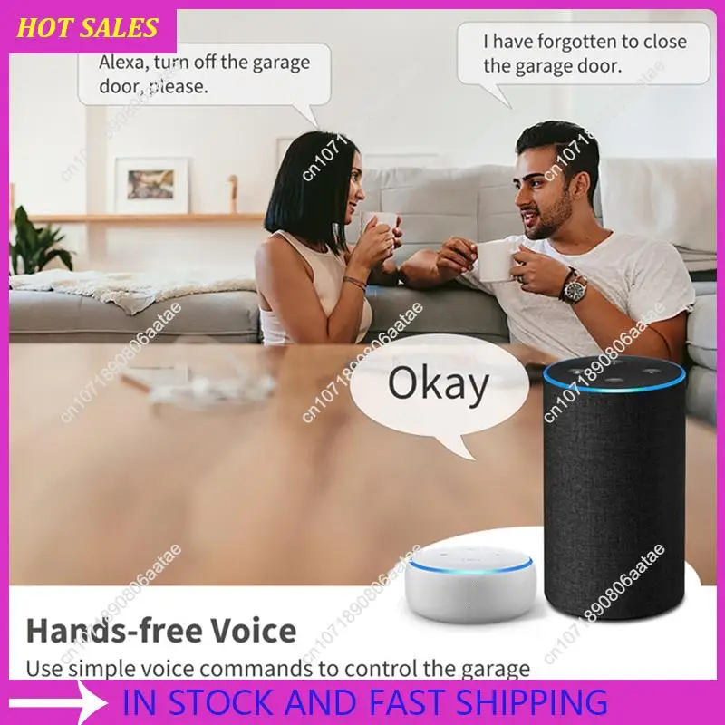 WIFI Garage Door Opener Controller Garage Door Controller For Alexa Google Home EU Plug,Requisite