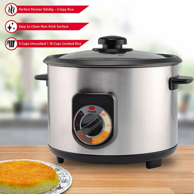 TS-1210S Stainless Steel Crunchy Persian Rice Cooker BTWTS1210S