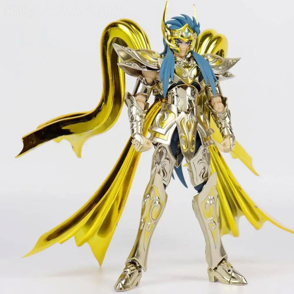 

In Stock GT Model Saint Seiya Myth Cloth EX Aquarius Camus SOG Soul Of Gold Metal Armor Saint Figure GreatToys Model Toys