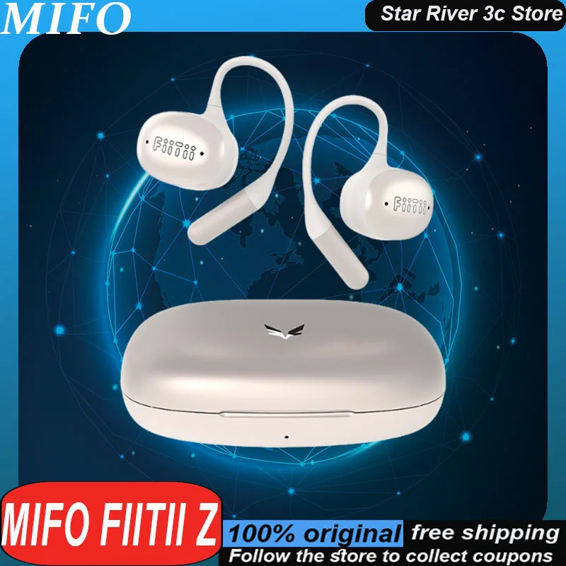 MIFO FiiTii Z Wireless Earphone Bluetooth Hanging ear style Bone conduction headphones Ergonomics Custom Music Sports Headset