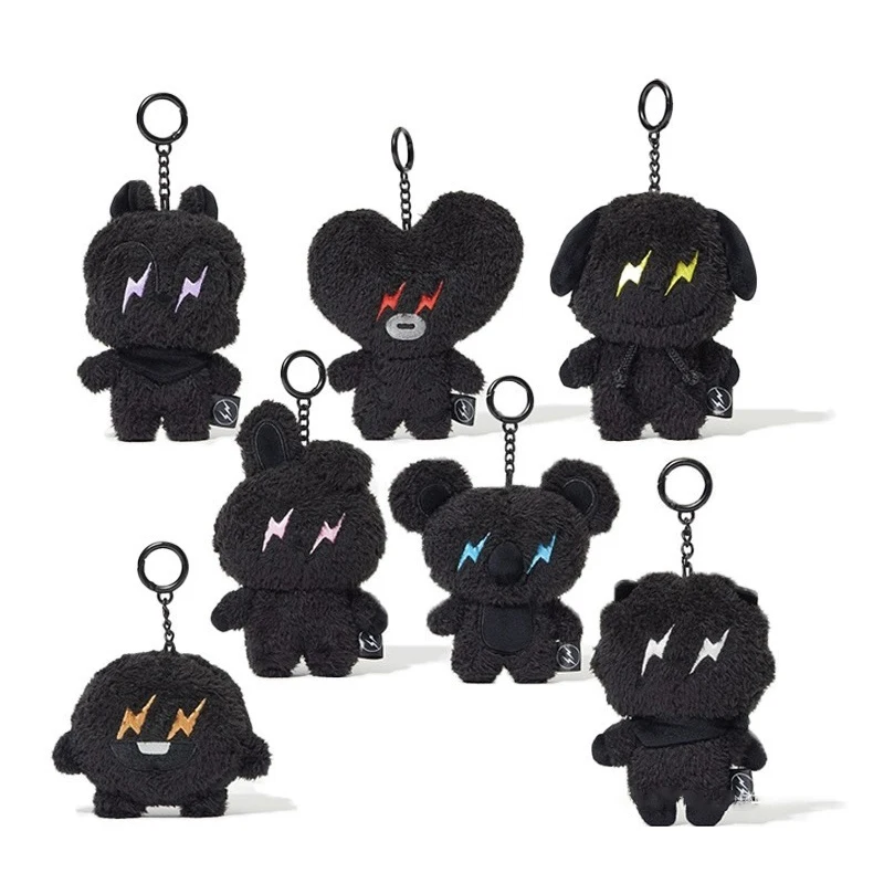 Anime Cartoon Bt21 Black Lightning bambola di peluche Shooky Cooky Chimmy zaino portachiavi accessori decorazione della casa regalo del festival