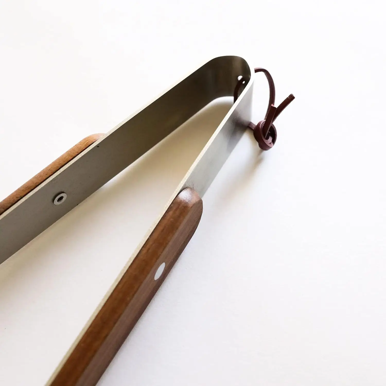 Premier BBQ Tongs and BBQ Turner with Riveted Walnut Handle