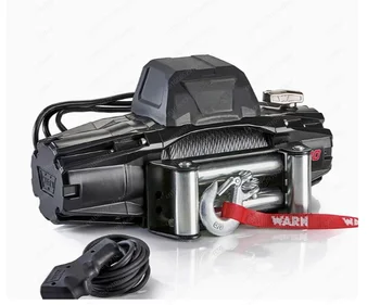 Cabrestante todoterreno 10000 lbs 12000 lbs cabrestante eléctrico WARN/VR/EVO control remoto inalámbrico cuerda de nailon
