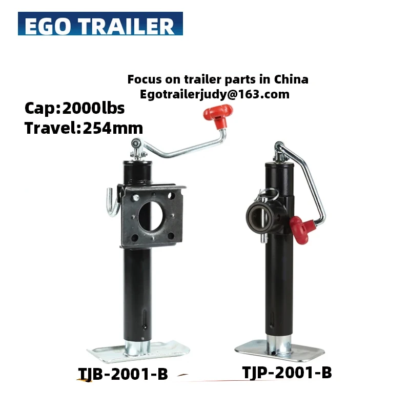 

EgoTrailer 2000lbs X10inch top Swivel Weld-on Trailer jack Camper RV Parts Caravan Accessories Stands Support Legs corner steady