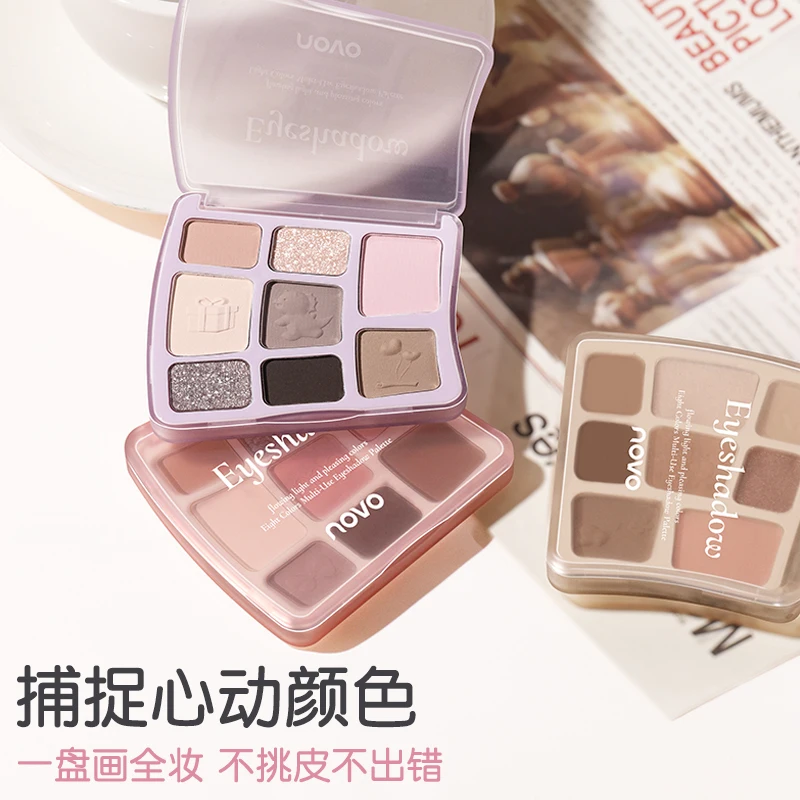 Multi-Color Silky Twinkle Comprehensive Eyeshadow Palette Nude Warm Natural Matte Glitter Pearly EyeShadow Women Makeup Cosmetic