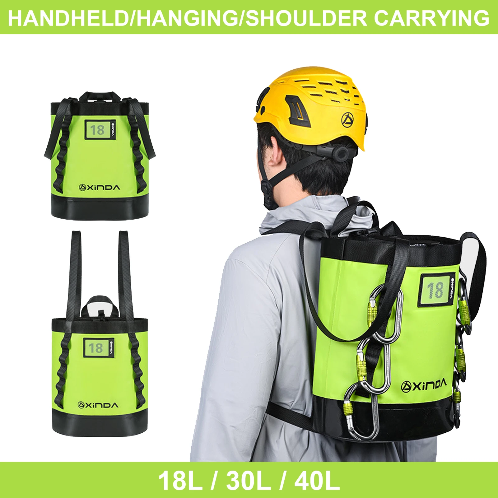 

Multi Functional Equipment Toolkit,Waterproof Wear-Resistant Rope Bag,Outdoors Rock Climbing,High-Altitude Operations,P888