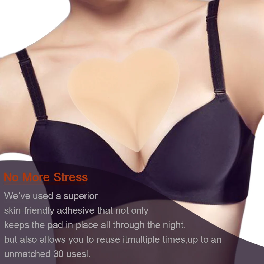Love Chest Patches Effective Anti-wrinkle Comfortable Invisible High-quality Heart-shaped Chest Paste For Cleavage Gentle Beauty