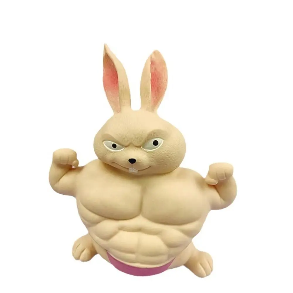 Muscle Rabbit Vent Squeezing Toys Plastic Relaxed Slow Risings Fidgets Toy Interesting Soft Animal Squeezing Toy Office Workers