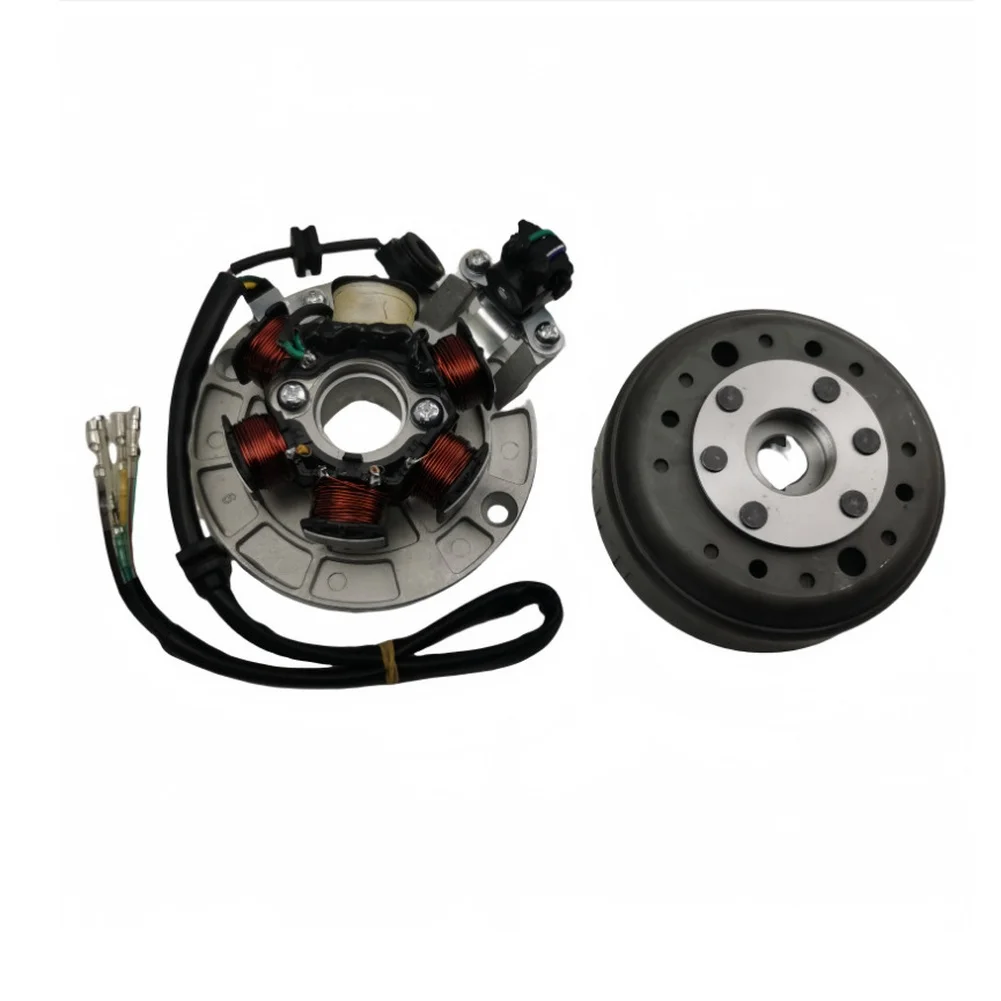 140cc Horizontal Kick Start Engine Ignition Stator Flywheel Kit For For For ATV For For Magneto Generator Replacement Parts