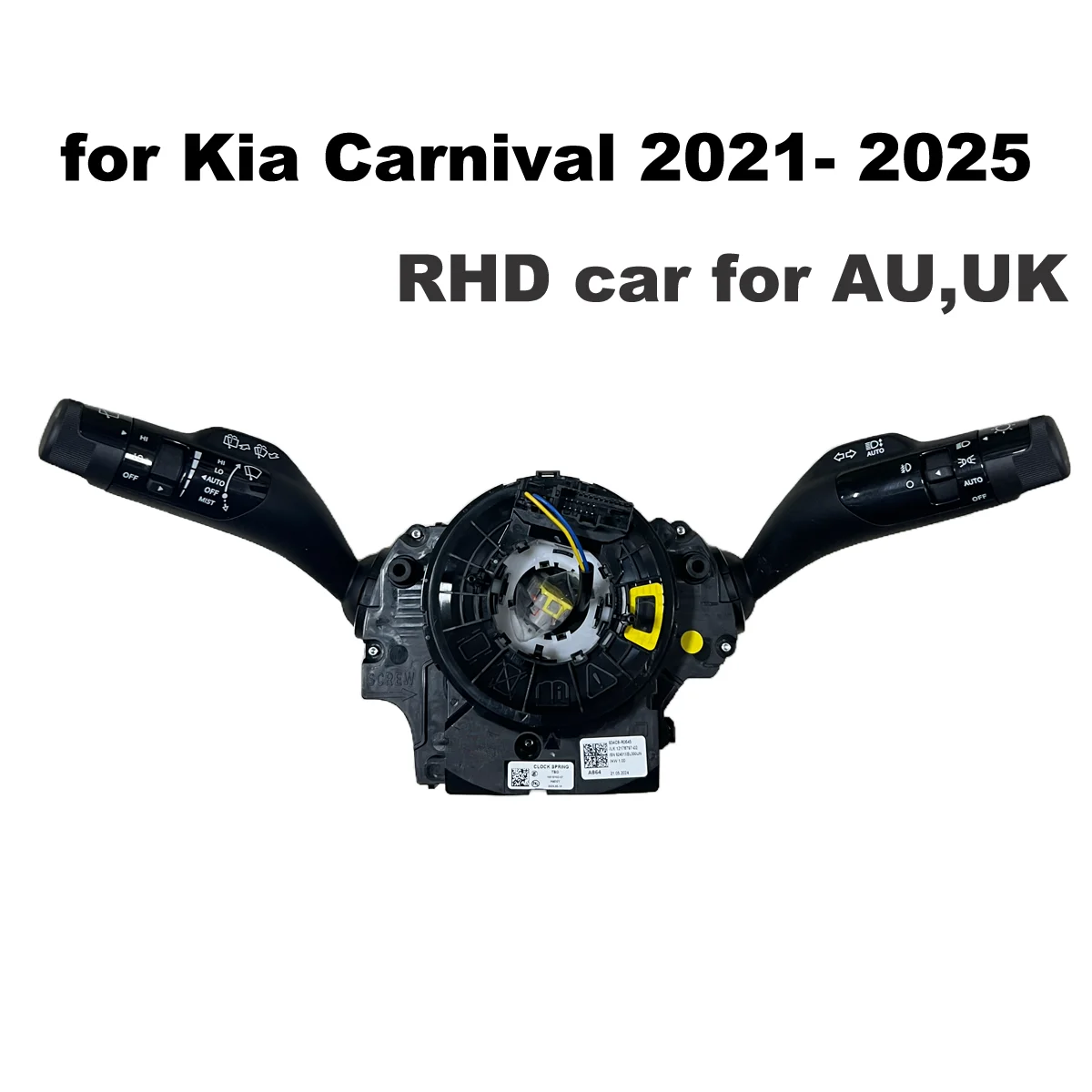 for Kia Carnival 2021- 2025 Front Wiper Turn Signal Head Light Headlight Clock Switch Assy