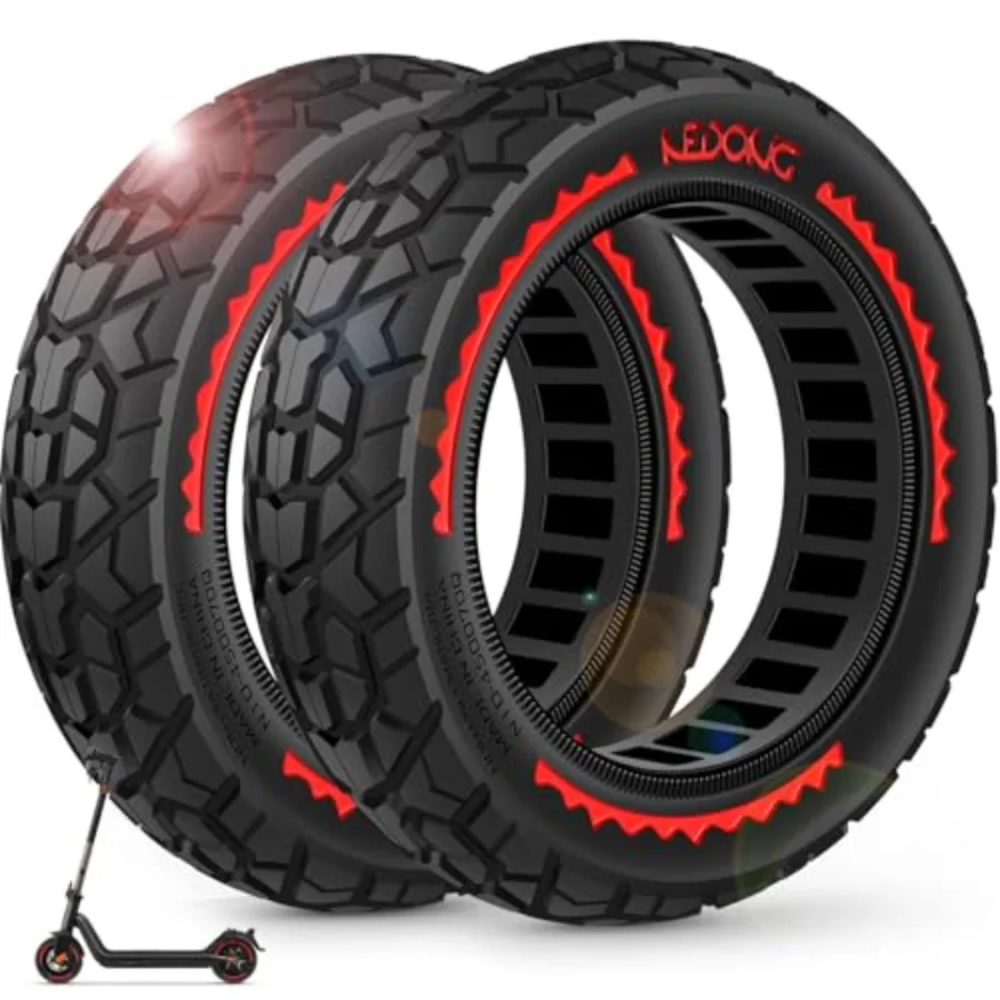 

2PCS Upgrade 50/75-6.1 Off-road Solid Tires 8.5x2 Inches Tubeless Replacement Tires for Gotrax GXL V2/XR/APEX Hiboy S2 Xiaomi 3