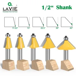 LAVIE-Chanfro e Bevel Edge Router Bit, 2 