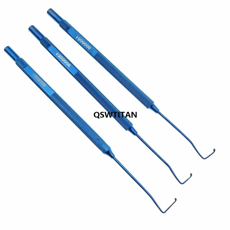 Drysdale Nucleus Repositor Synechiae Retina Detachment Ophthalmic M-Hook Chopper Splitter Titanium