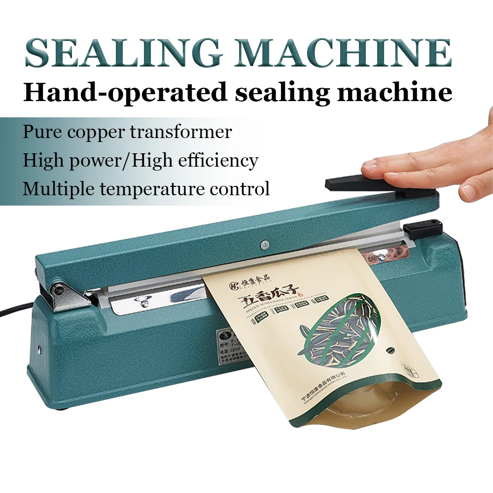 20cm/30cm/40cm Hand-operated Sealing Machine, Heat Shrink Sealing for Packaging Bags, Instant Sealing Machine Impulse Sealer