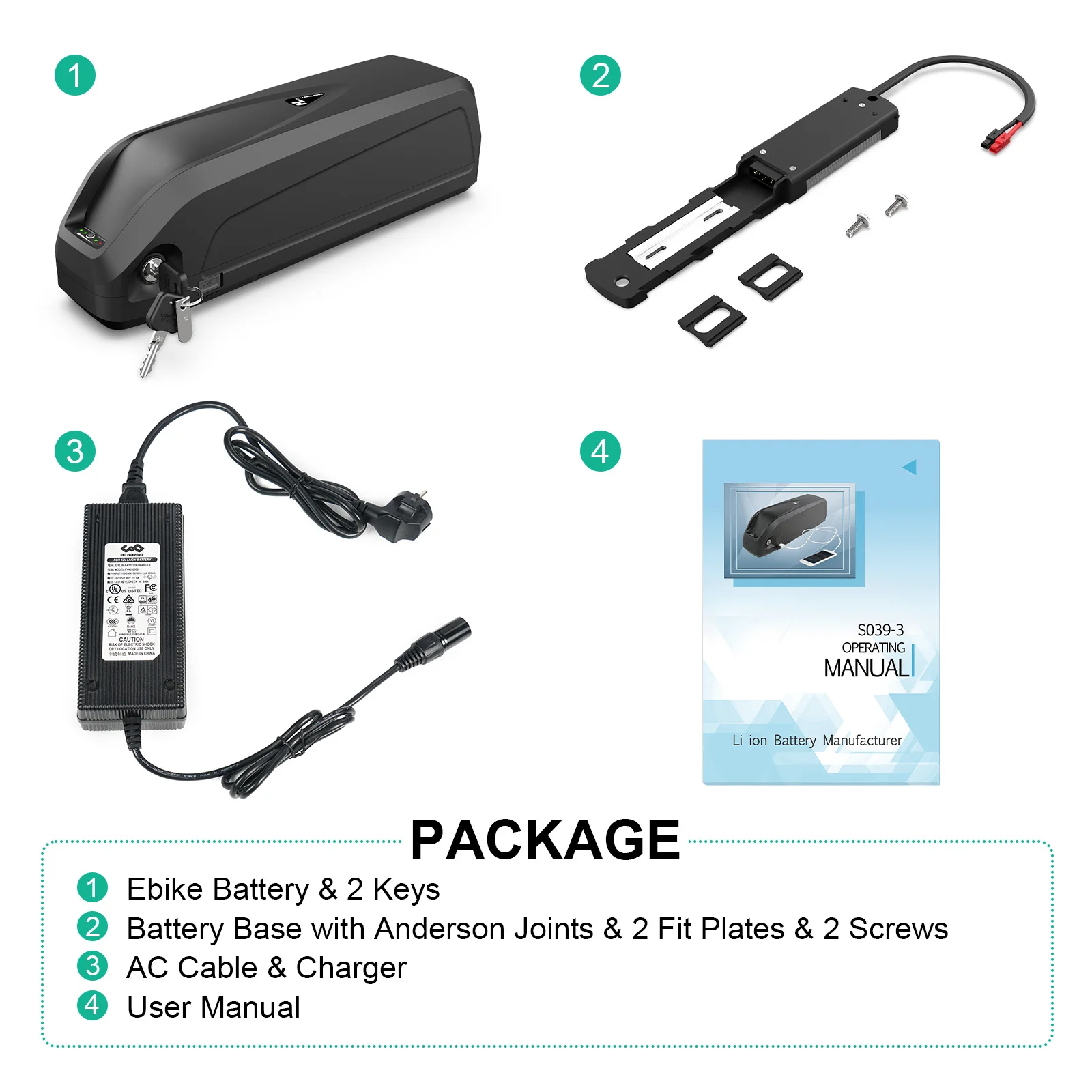 Hailong E-Bike Akku Lithium-Ionen-Batteriepack 36V 13Ah 48V 14.4Ah 36V 19.2Ah, 18650 & 21700 Zellen, Ersatzakku für 750W 1000W Bafang Tongsheng Mittelmotor, Versand aus deutschem Lager, schnelle Lieferung – Detail 13